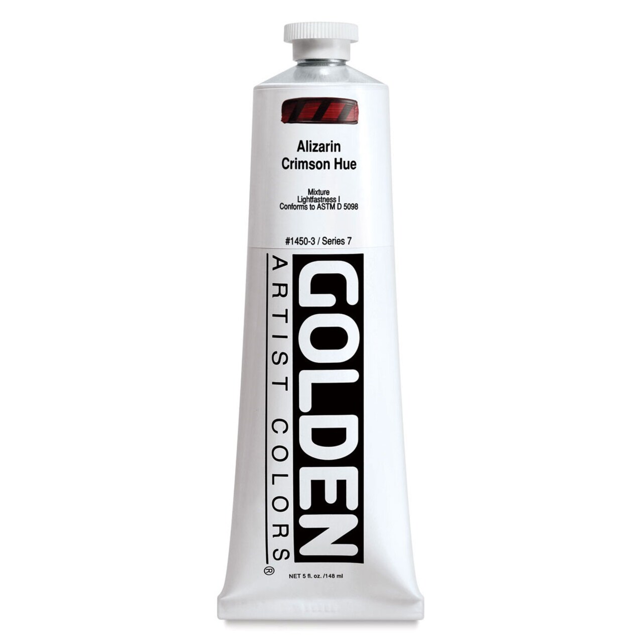 Golden Heavy Body Artist Acrylics - Alizarin Crimson Hue, 5 oz Tube